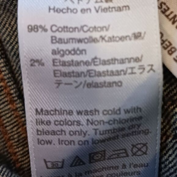 J CREW Men's Jeans Slim 30 x 30 Kurabo 484 Blue Denim Whiskered - Picture 16 of 16